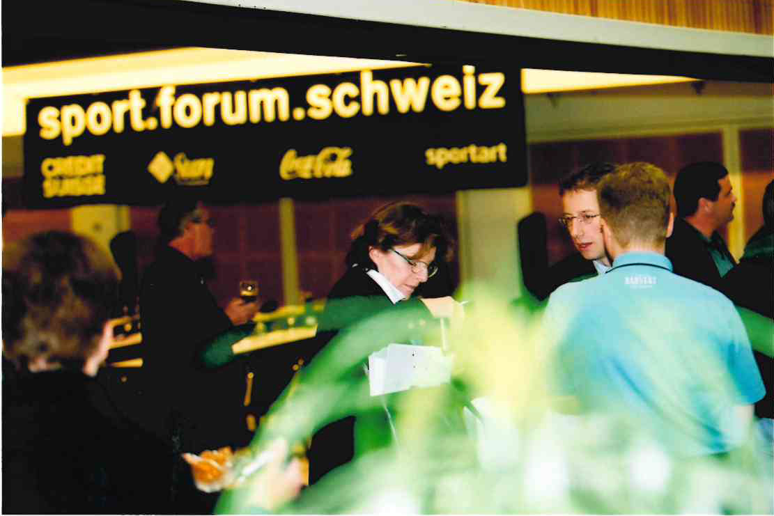 Sport Forum Schweiz – Historische Impressionen, Networking der Sportbranche
